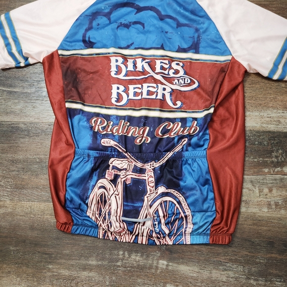 BIKES & BEER RIDING CLUB FULL ZIP SHORT SLEEVE JACKET - Picture 6 of 6
